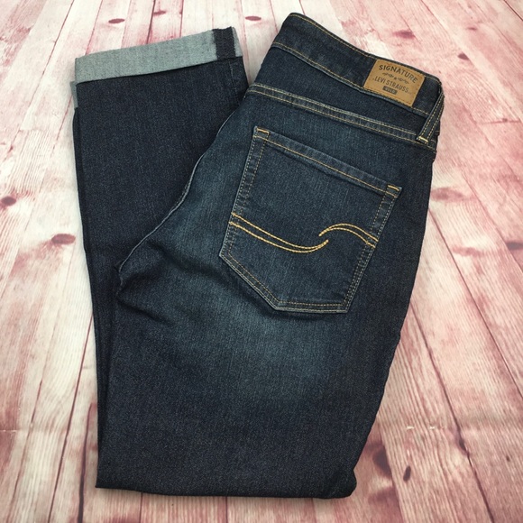 🌸Levi’s Signature Mid Rise Slim Boyfriend Jean Size 8x25” - Picture 10 of 10